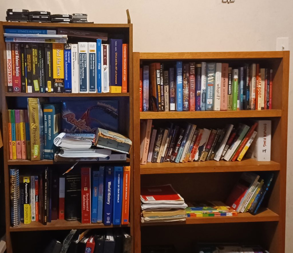 Full bookshelf